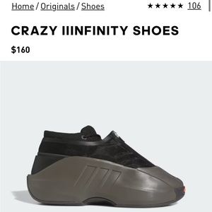 Adidas “CRAZY IIINFINITY” 2024 release